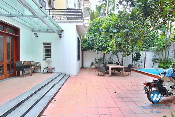Charming house with pool, large yard and garden in Dang Thai Mai